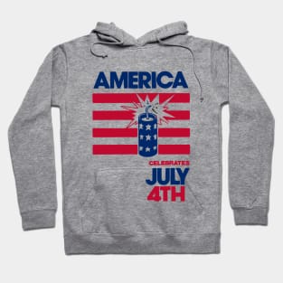 America celebra cuatro de Julio Hoodie